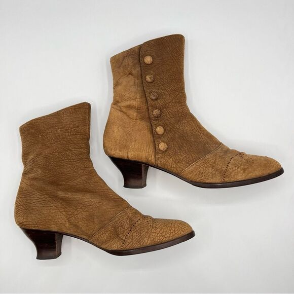 Banana Republic Clothing Co Leather Ankle Boots Made in Italy 6.5 - Picture 3 of 16